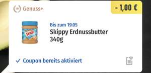 [Edeka Genuss App] 1€ Rabatt auf Skippy Erdnussbutter