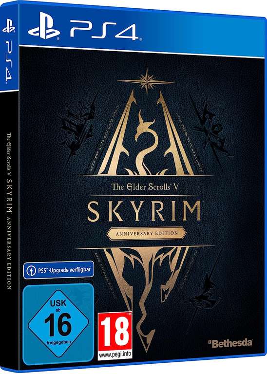 The Elder Scrolls V: Skyrim Anniversary Edition (PS4) inkl. PS5 Upgrade für 16,98€ (Amazon Prime)
