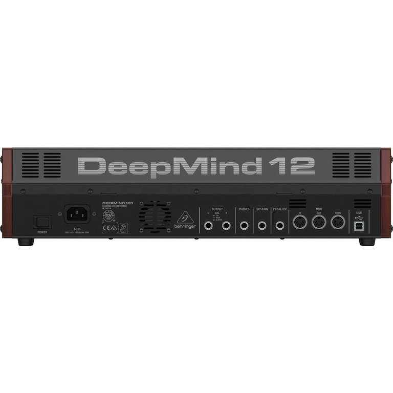 Behringer DeepMind 12D, 12-stimmiger Analog Desktop-Synthesizer, 4 FX Engines powered by tc electronic & Klark Teknik