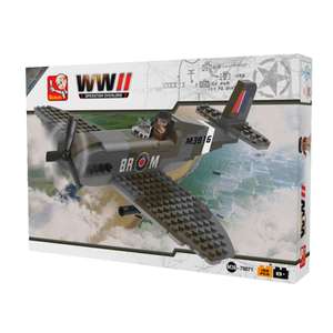 [Klemmbausteine] SLUBAN WWII - Spitfire (182 Teile)
