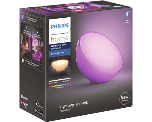(Lokal Hornbach) Philips hue LED Tischleuchte Go White & Color Ambiance RGB dimmbar 6W 520