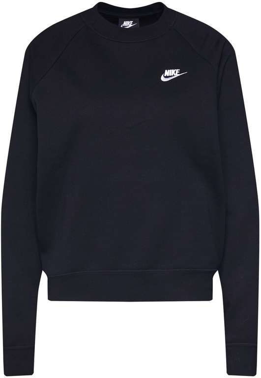 Nike Sportswear Essential Fleece Sweatshirt für Damen in Schwarz (Gr. XS - L) oder Grau (Gr. XS - XL)