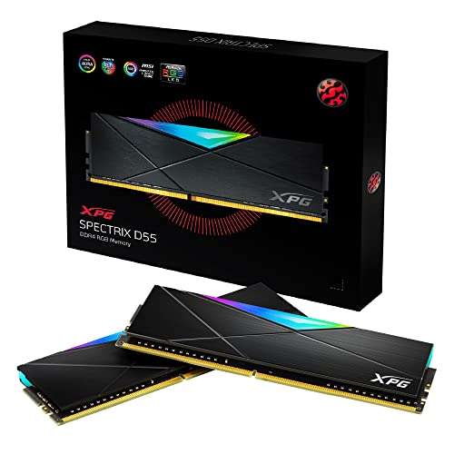 ADATA XPG SPECTRIX D55 DDR4 RGB Memory Module Gaming-DRAM 3200 MHz 32GB (2x16GB)
