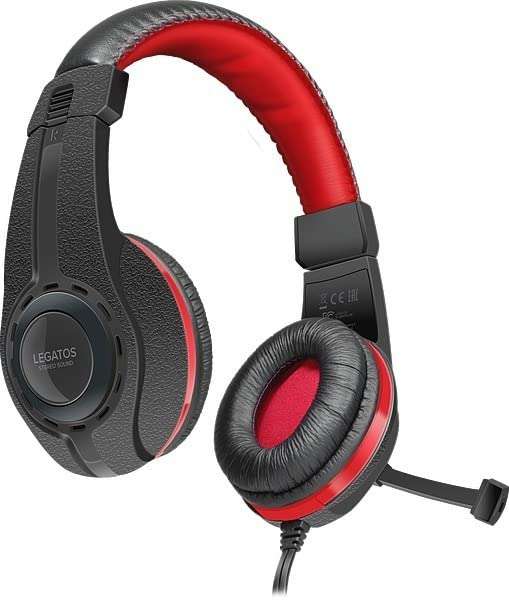 SPEEDLINK Legatos, On-ear Gaming Headset Schwarz/Rot für 7,99€ (Prime/Saturn Abh)