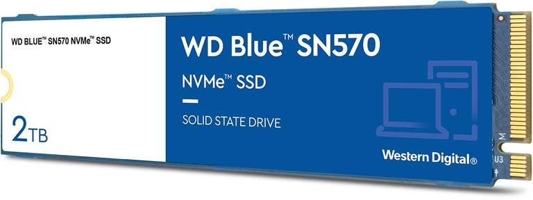 [cyberport] Western Digital WD Blue SN570 2TB NVMe SSD, M.2 PCIe 3.0 (3D TLC, DRAMless)