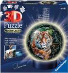 Ravensburger Puzzleball Nachtlicht Raubkatzen, 72 Puzzleteile, mit Leuchtsockel inkl. LEDs; FSC - schützt Wald - weltweit [OTTO Up]