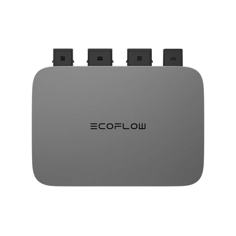 EcoFlow PowerStream Wechselrichter 600/800W - 50EUR Rabatt - mit Möglichkeit zum Anschluss an Powerstations und Upgrade auf 800W