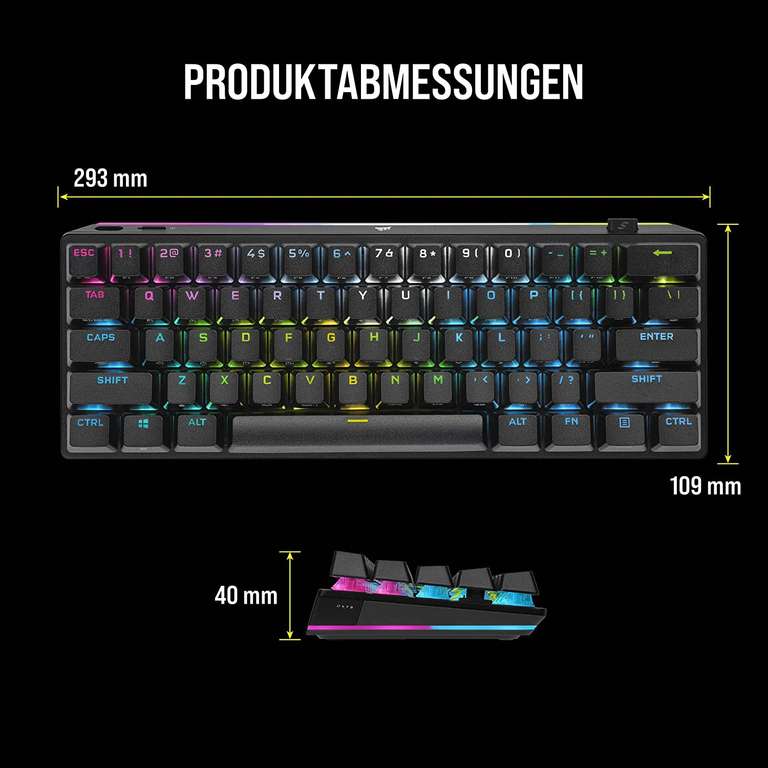 Corsair CORSAIR K70 PRO MINI WIRELESS RGB Gaming-Tastatur
