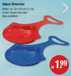V Markt Südbayern: Alpen Rutscher in 'rot' oder 'blau' , Größe: 52cm x 28 cm , ab 02.01.24