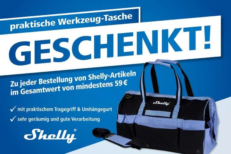 [Pollin] Gratis Shelly-Tasche zu jeder Bestellung von Shelly-Artikeln ab 59 €