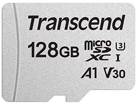[Amazon Prime] Transcend microSDXC 300S 128GB UHS-I U3 4K A1 V30 Class 10