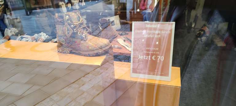 [lokal: Timberland Outlet Neumünster] Heritage 6-Inch-Stiefel für Damen in Gelb