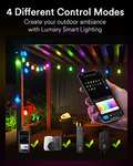 Lumary 16.5m Smarte LED Lichterkette Außen Mit Fernbedienung, Glühbirnen Lichterkette Kompatibel mit Alexa, Google Assistant für Garten