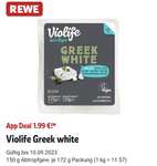 [Rewe App] Violife Greek White - rechnerisch 99 Cent die Packung (Aktionspreis 1,99 € abzgl. 1 € Cashback) 5x möglich