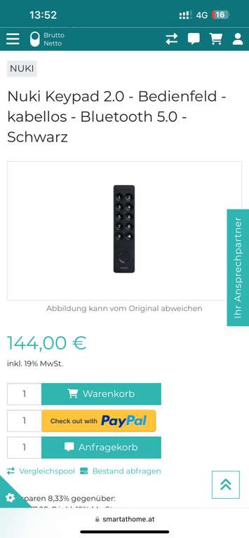 Nuki Keypad 2.0 Fingersensor | Nuki Deal | Smart Home