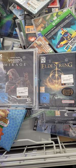 Köln Saturn lokal PC spiele: Elden Ring 29€, Starfield 19€, Assassin's Creed Mirage 15€
