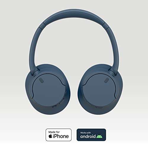 Sony WH-CH720N Kabelloser Bluetooth-Kopfhörer mit Noise Cancelling - bis zu 35 Stunden Akkulaufzeit und Schnellladefunktion