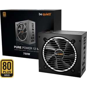 be quiet! Pure Power 12M 750W, PC-Netzteil (schwarz, 3x PCIe, Kabel-Management, 750 Watt)