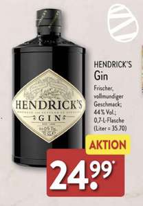 Hendrick‘s Gin 0,7l bei Aldi Nord
