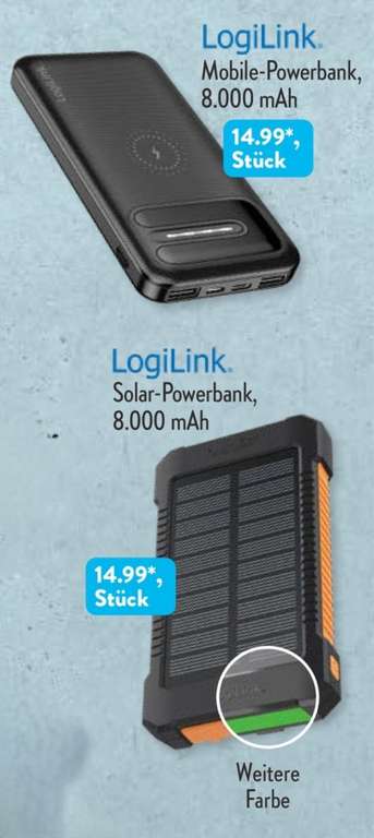LOGILINK Solar-PowerbankLOGILINK Mobile-Powerbank
