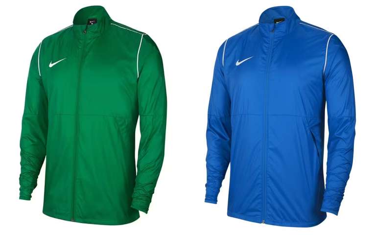 Nike Regenjacke Park 20 für Herren | in grün oder blau, Gr. S - XXL, wasserabweisend, DryFit Technologie