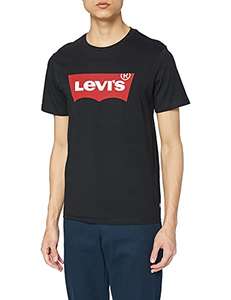 Levi's Herren Setin Neck Graphic H215 Black G T-Shirt in Gr. XXS mit Amazon Prime