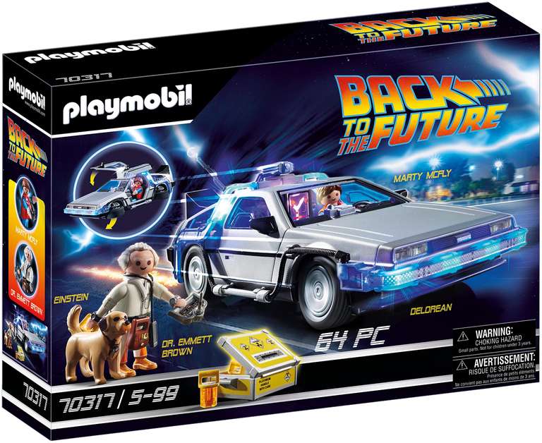 PLAYMOBIL: Back to The Future - Delorean mit Lichteffekten für 33,78€ (Prime) 70317