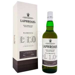 Viele Whisky Angebote bei BerlinBottle - z.B. Laphroaig Elements 1.0 0,7l 58.6%