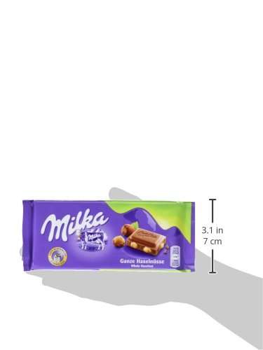 Milka Schokolade, Ganze Haselnuss, 100g (Prime)