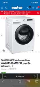 Samsung Add Wash Waschmaschine WW81T554AAW/S2