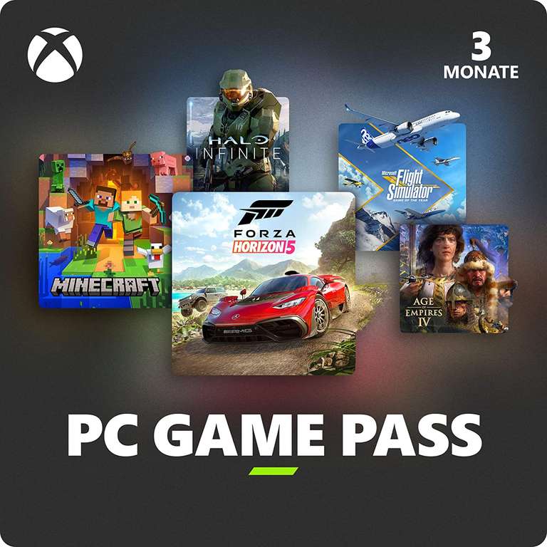 3 Monate Xbox PC Game Pass für 1€