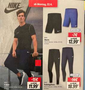 Lidl - diverse Nike Produkte für Herren stark reduziert!