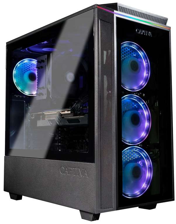 CAPTIVA R77-526, Gaming-PC mit AMD Ryzen 7 Prozessor, 64 GB RAM, 2000 GB SSD, AMD Radeon RX 7800 XT, 16 GB