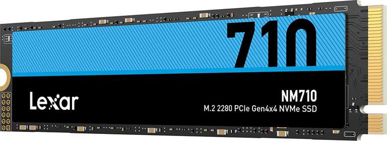 1TB Lexar Professional NM710 M.2 2280 PCIe 4.0 x4 3D NAND (LNM710X001T-RNNNG) SSD Festplatte Speicher