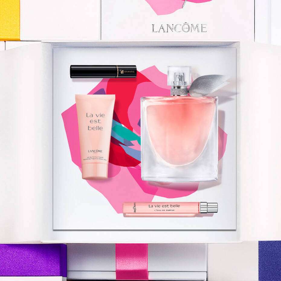 Lancôme - Lotion Vie Mascara) Frühlings mit Duftset 100 Geschenkset Est Limitiertes Parfums, La und EDP | Belle mydealz ml (4-tlg. 