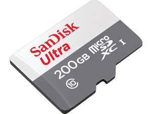 [Mediamarkt] Sandisk Ultra 200GB microSDXC Speicherkarte Class 10 R100 inkl. Adapter