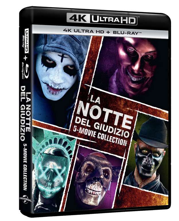 The Purge - 5 Movie-Collection (4K Blu-ray + Blu-ray) für 26,20€ inkl. Versand (Amazon.it)