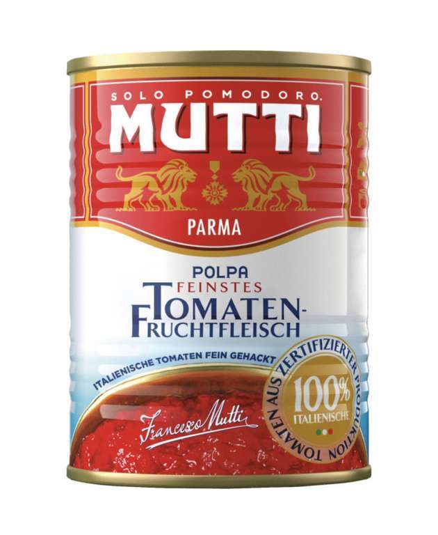 [Penny] Mutti Polpa di Pomodoro Tomatenfruchtfleisch 3x400g für 2.22€ ( Kilo = 1.85€ )