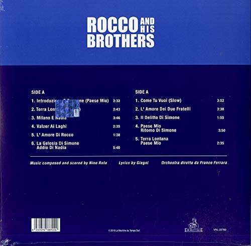 [Prime] Nino Rota - Rocco and His Brothers (Original Soundtrack) [Vinyl LP]