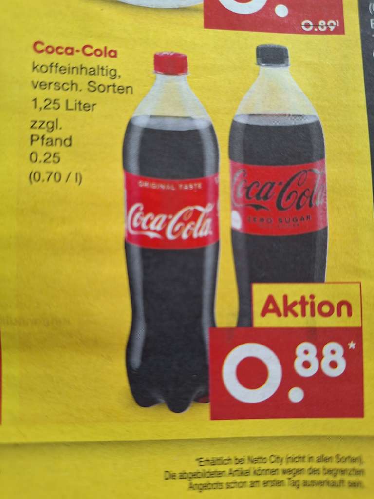 Coca Cola 1,25L [Netto MD]