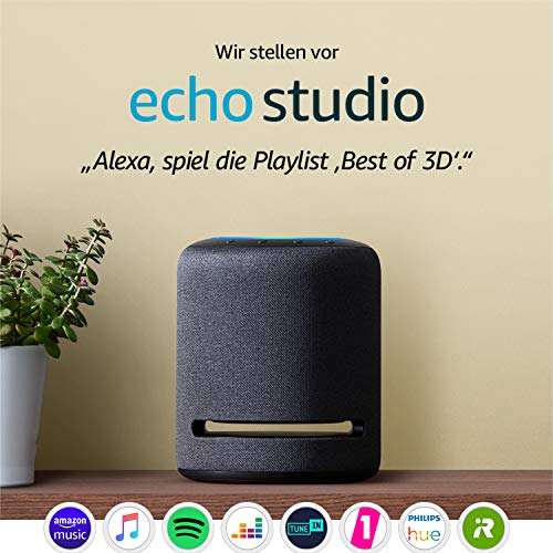 Echo Studio, Zertifiziert und generalüberholt wieder für 129,99€