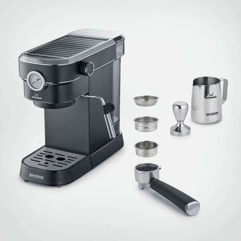 Severin Espressomaschine Espresa 800 Plus SANSIBAR in schwarz