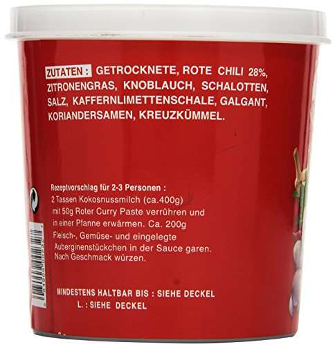 Cock Currypaste rot 1kg (3,99€)