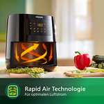 Philips Essential Airfryer XL - 4.1L, Fritteuse ohne Öl, Rapid Air Heißlufttechnologie, Touchscreen, HomeID App mit Rezepten (HD9270/90)