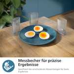 [Prime] Philips Eierkocher 3000-Serie | 6 Eier (weich, mittel, hart, pochiert), mit Pochierschale und Eierstecher, 400 W