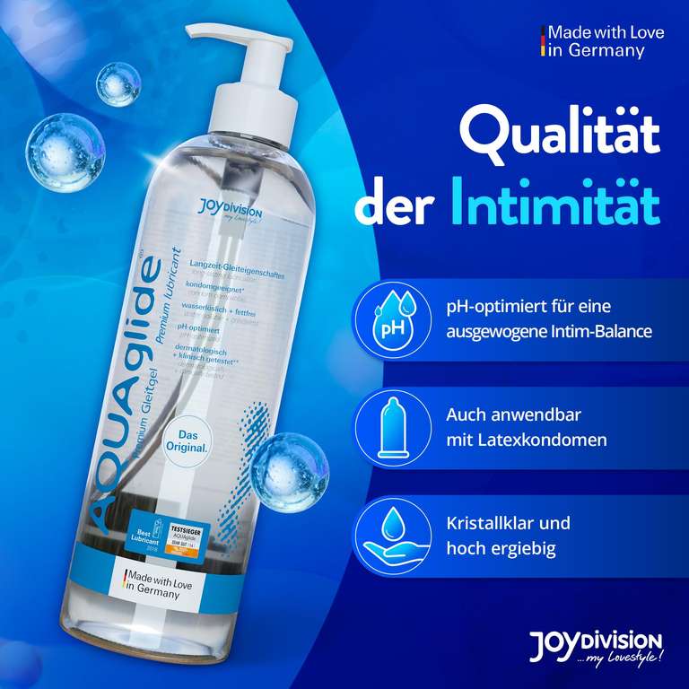 1000 ml Gleitgel Joydivision AquaGlide - Bestpreis