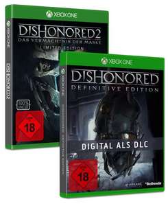 Dishonored 2 Limited Edition inkl. Dishonored 1 (Xbox One) für 7,96€ (GameStop Abholung)