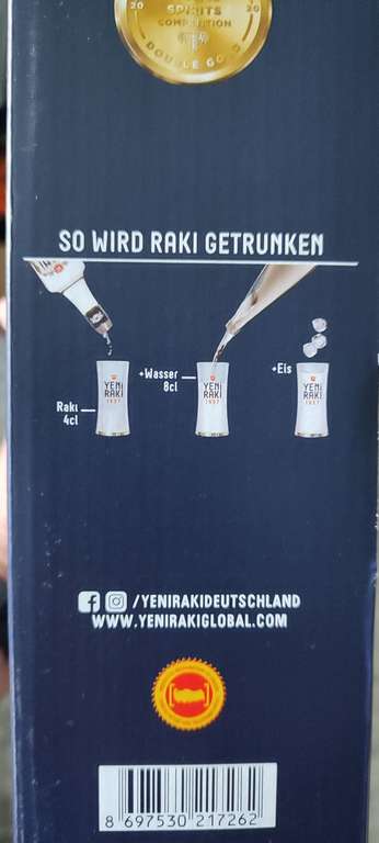 (Aldi-Nord) Yeni Raki 0,7L inkl. zwei Gläser für 13,99€ bei Aldi Nord