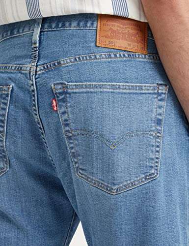Levi's Herren 501 Original Fit Jeans, W28 bis W42 für 39,95€ (Prime)