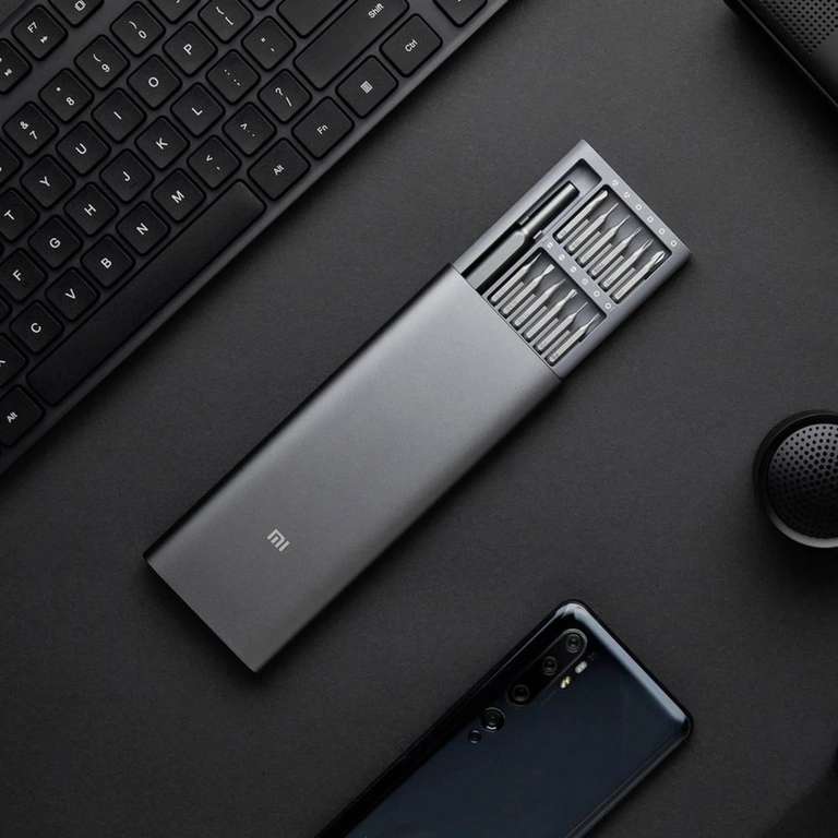 Xiaomi Mi Precision Screwdriver Kit | 29991 Werkstatt Schraubendrehereinsatz | Präzisions-Schraubendreher Set | mit 24 Bits [Kultclub]